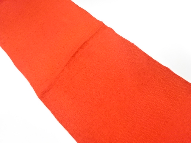 未使用品　正絹　縮緬地　帯揚げ